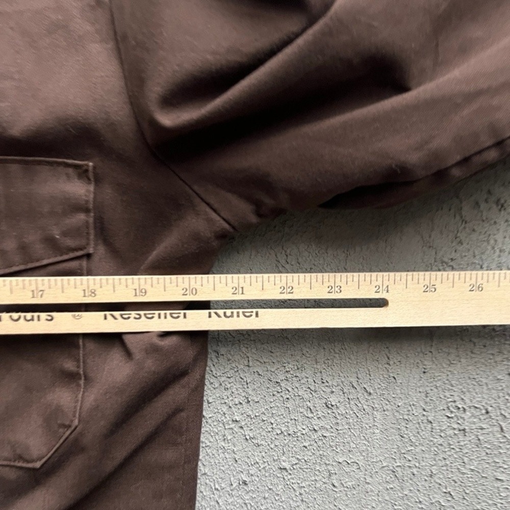 Vintage Red Kap Work Jacket Medium Brown 1970s USA Workwear - Picture 8 of 10